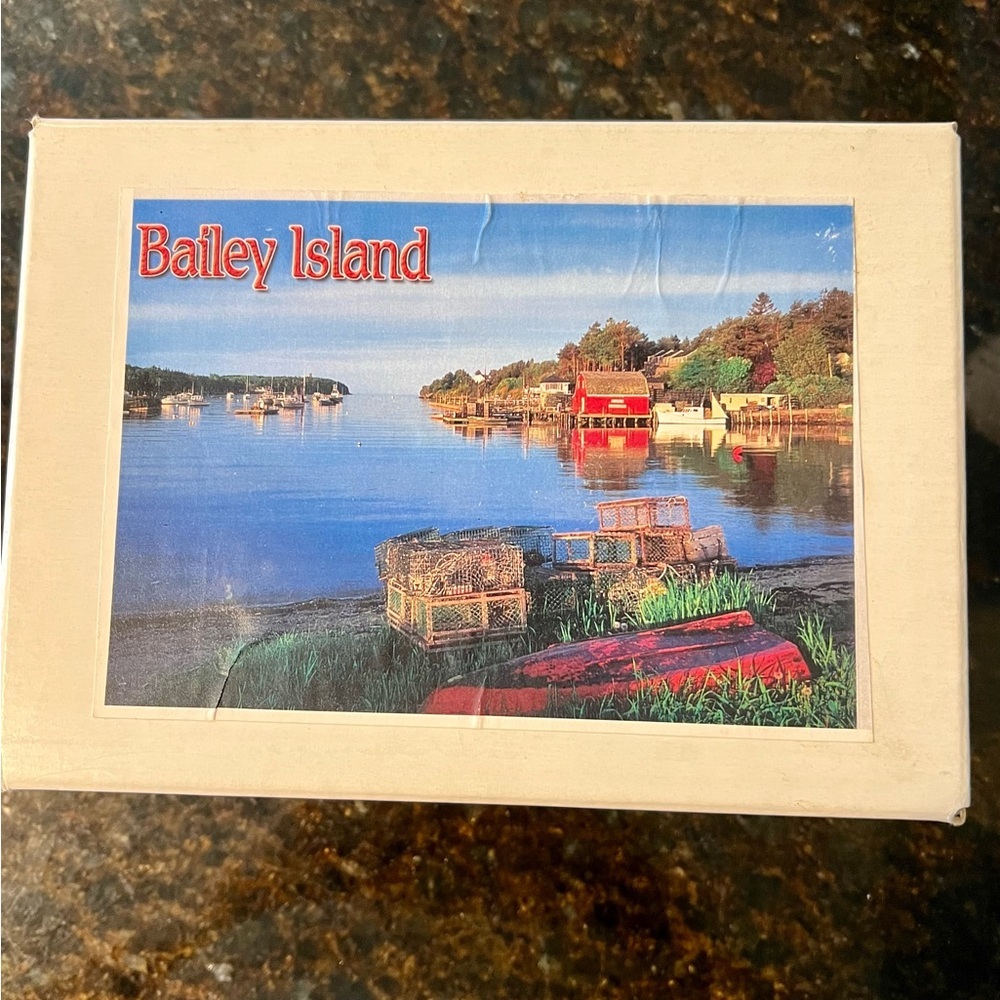 Bailey Island Maine Wooden Jigsaw Puzzle 139 pcs Carl C Osgood collectors wood​